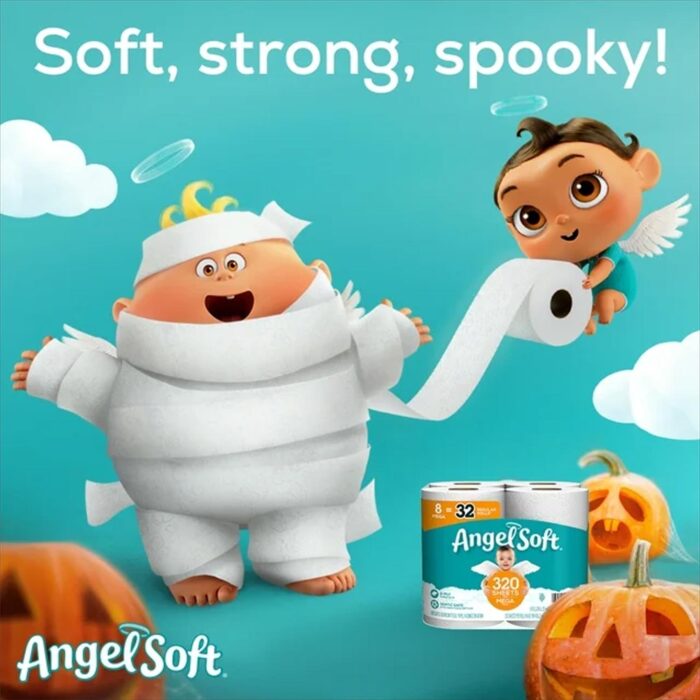 Angel Soft Toilet Paper, 9 Mega Rolls - Image 2