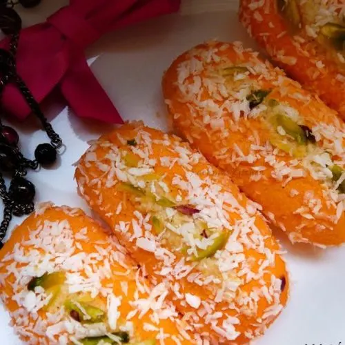 Cham-Cham-(Green-Orange)-(Sugandh Sweets)