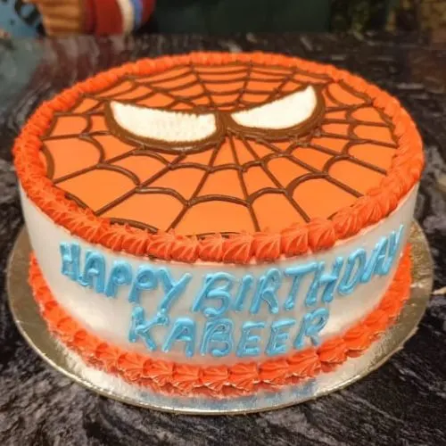 Spiderman Design Cake (1Pound) (Oggy Baker)