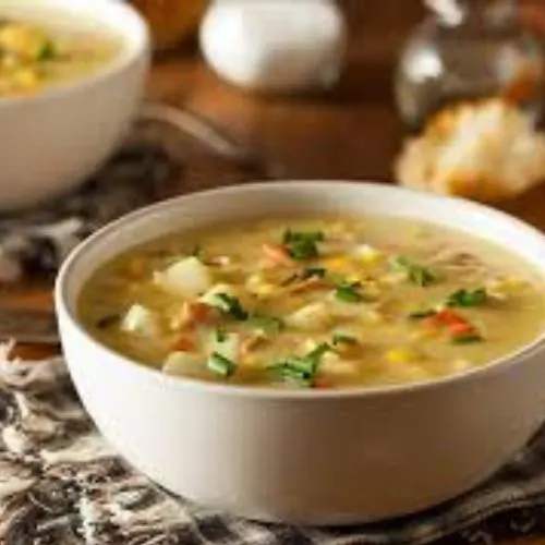 Veg Sweet Corn Soup-(The Royal Resort)