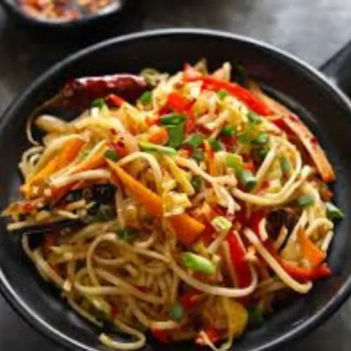 Chilli Garlic Noodles-(The Royal Resort)