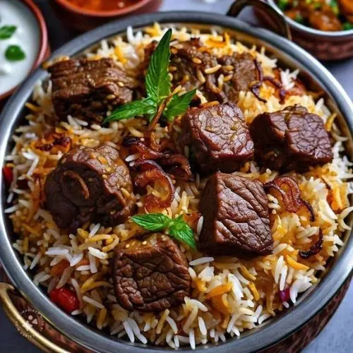Bade Ki Biryani-(Bismillah Hotel Meerut Ki Speacial Haleem Biryani)