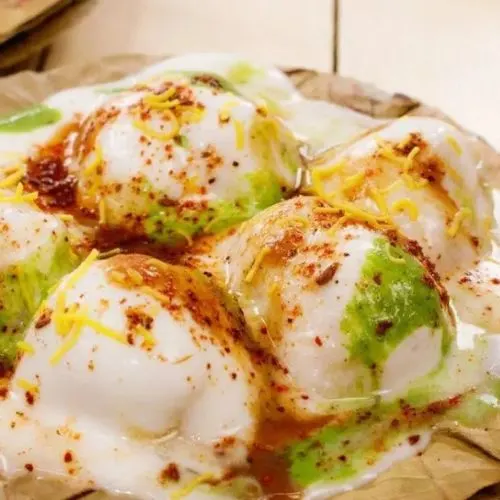 Dahi Bhalle-(Puran Chaat Bhandar)