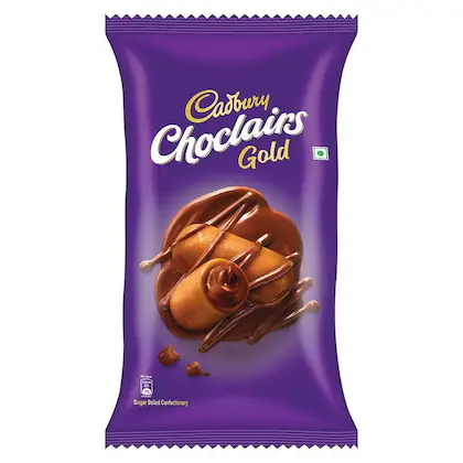 Cadbury Gold Choclairs Toffee 520 g (Pack of 100)(VS)