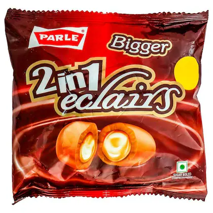Parle 2 In 1 Bigger Eclairs Toffee 201.96 gm-(VS)