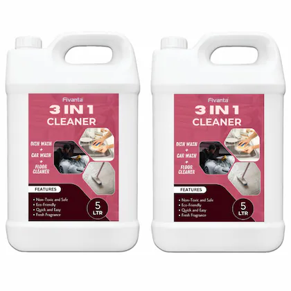 Fivanta Floor Cleaner 10 Liter Pink Kills All Germs & Viruses To Makes Surfaces Safe & Remove Tough Stains-(VS)