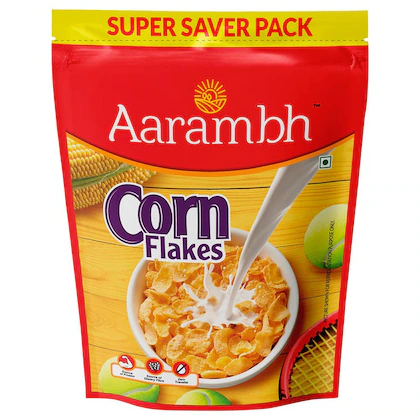 Aarambh Corn Flakes 875 gm-(VS)