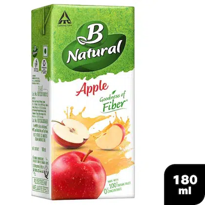 B Natural Apple Drink 180 ml-(VS)