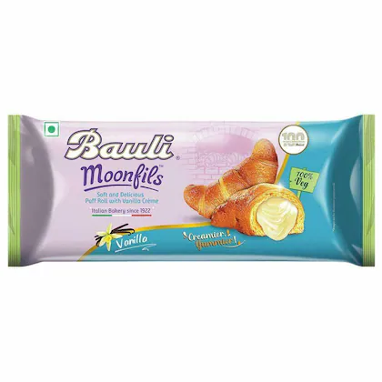 Bauli Moonfils Vanilla Croissant 45 g (Pack)-(VS)