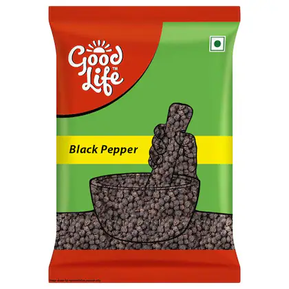 Good Life Black Pepper-Kali Mirch-Kaali Mirch 50 gm-(VS)