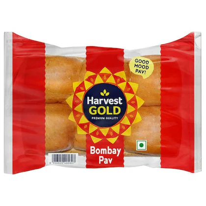 Harvest Gold Premium Bombay Pav 250 gm (6 pcs)-(VS)