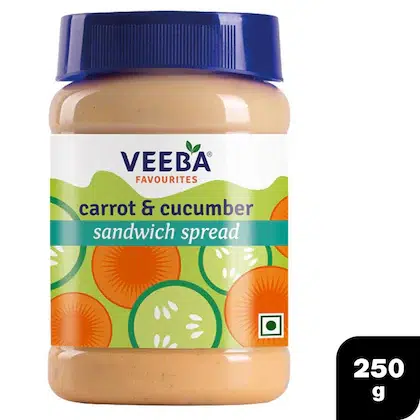Veeba Carrot & Cucumber Sandwich Spread 250 gm-(VS)