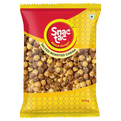 Snactac Salted Roasted Chana 200 gm-(VS)