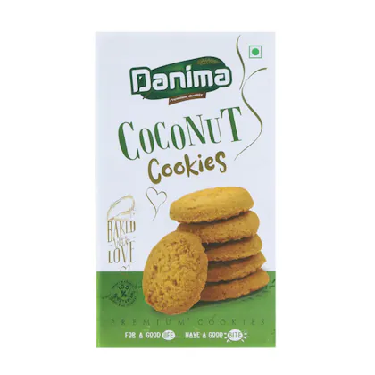 Danima Coconut Cookies, 250 G (Pack of 3)-(VS)