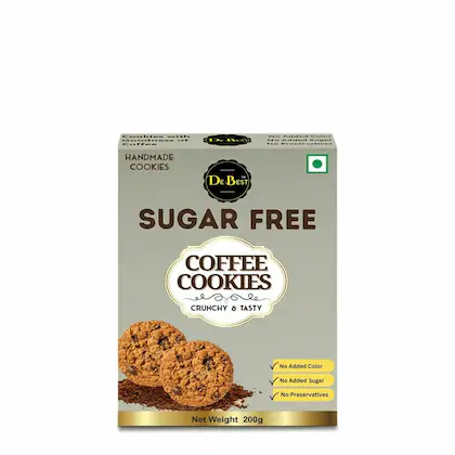 De Best Sugar Free Coffee Cookies 200gm-(VS)