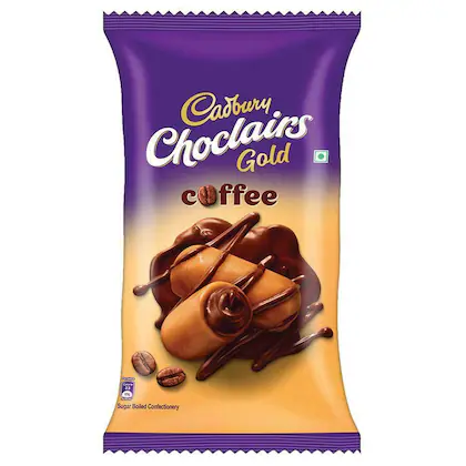 Cadbury Choclairs Gold Coffee 500 gm (Pack of 100)-(VS)