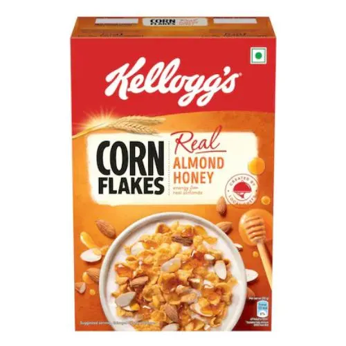 Kellogg's Corn Flakes Real Almond Honey 345 g-(VS)