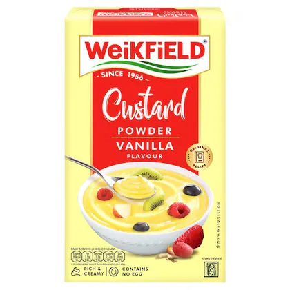 Weikfield Vanilla Flavour Custard Powder 200 gm-(VS)