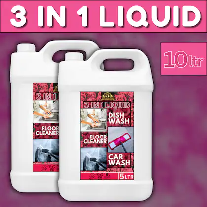 Sunita Dreams Floor Cleaner pink 10lite Bathroom Surface Cleaning Liquid, Ecofriendly, Non-Toxic, Skin Friendly, Tiles cleaner 10 Liter-(VS)