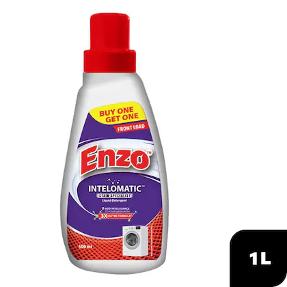 Enzo Intelomatic Front Load Liquid Detergent 500 ml (Buy 1 Get 1 Free)-(VS)
