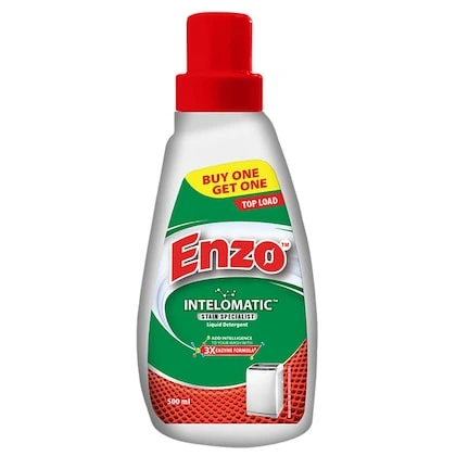 Enzo Intelomatic Top Load Liquid Detergent 500 ml (Buy 1 Get 1 Free)-(VS)