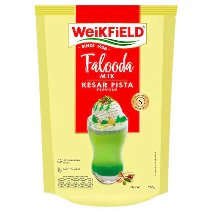Weikfield Kesar Pista Falooda Mix 200 gm-(VS)