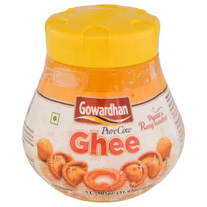 Gowardhan Pure Cow Ghee 1 L (Jar)-(VS)