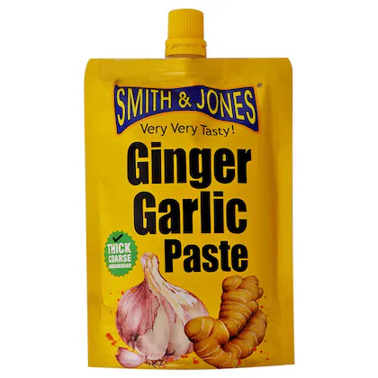 Smith & Jones Ginger Garlic Paste-Lassan Adrak Ka Paste-Lahsun Adrak Ka Paste 200 gm-(VS)