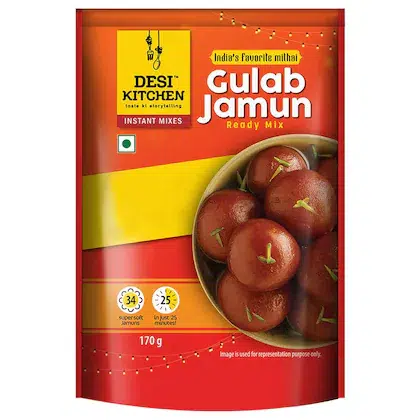Desi Kitchen Instant Gulab Jamun Mix 170 gm-(VS)