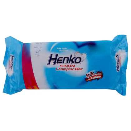 Henko Stain Champion Detergent Bar 250 gm-(VS)