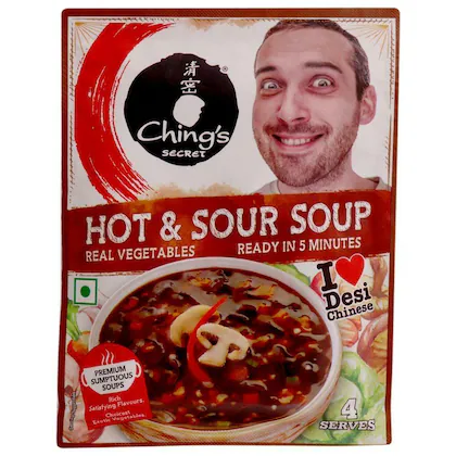 Ching's Secret Hot & Sour Vegetable Soup 55 gm-(VS)