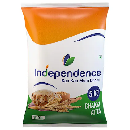 Independence Chakki Atta 5 kg-(VS)