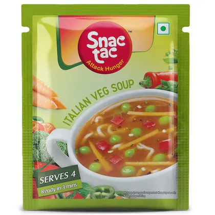 Snac tac Italian Veg Soup 60 gm-(VS)
