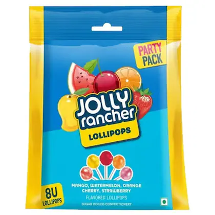 Jolly Rancher Flavored Lollipops Party Pack 84 gm-(VS)
