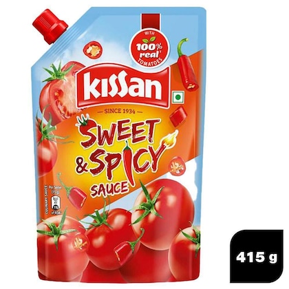 Kissan Sweet N Spicy Tomato Sauce 415 gm-(VS)