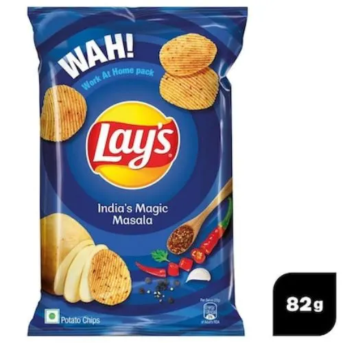 Lay's India's Magic Masala Potato Chips 82 g-(VS)