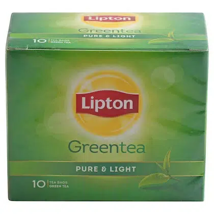 Lipton Pure & Light Green Tea Bags 10 pcs(Chai Patti)-(VS)