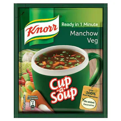 Knorr Manchow Veg Instant Cup-a-Soup 11 gm-(VS)