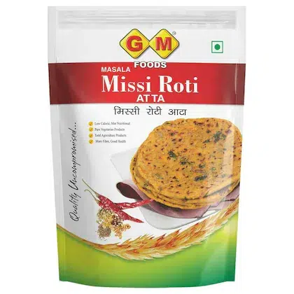 GM Foods Masala Missi Roti Atta 400 gm-(VS)