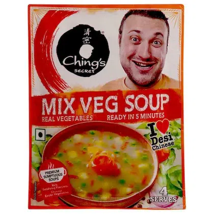 Ching's Secret Mix Veg Instant Soup 55 gm-(VS)