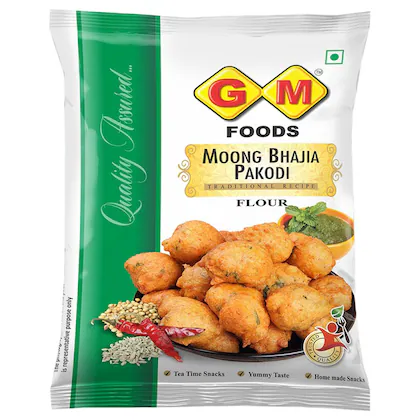GM Foods Moong Bhajiya Pakodi Flour 400 gm-(VS)