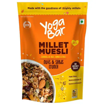 Yogabar Millet Muesli 500 gm-(VS)