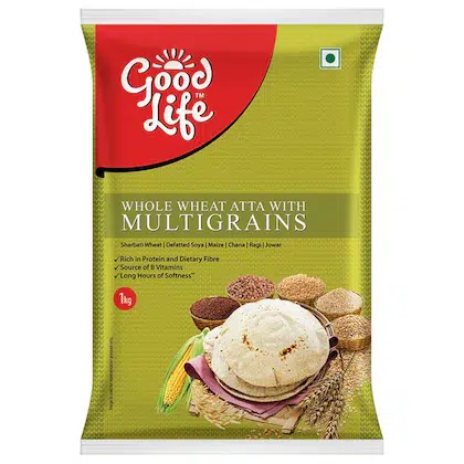 Good Life Whole Wheat Atta with Multigrain 1 kg-(VS)