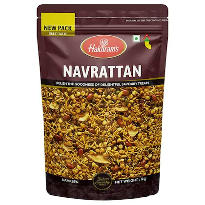 Haldiram Delhi Navrattan Mixture 1 kg-(VS)