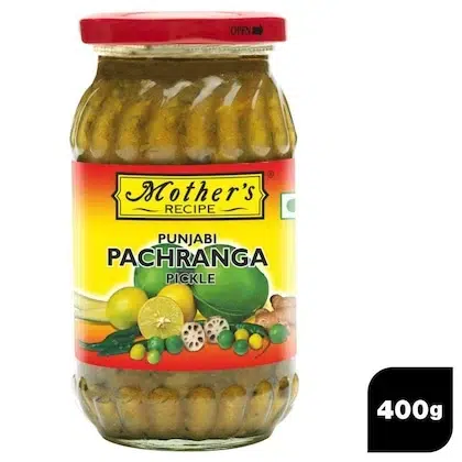 Mother's Recipe Punjabi Pachranga Pickle, Punjabi Pachranga Achar,Achaar 400 gm-(VS)