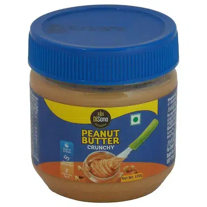 Disano Crunchy Peanut Butter 100 gm-(VS)