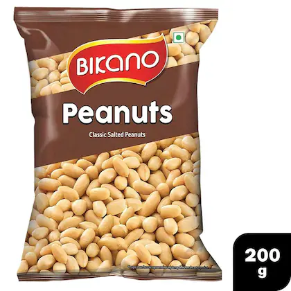 Bikano Salted Peanuts 200 gm-(VS)