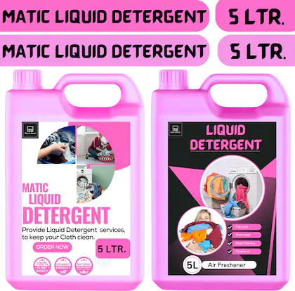 Bliss & Blush Bathroom Floor Cleaner Liquid Lemon Disinfectant Kills All Germs Surface Safe Lemon (5 L)-(VS)