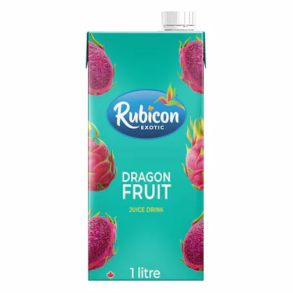 Rubicon Dragon Fruit juice| 1000ml| Ideal for cocktails and mocktails| No Preservatives, Artificial colours or Sweeteners| Rich in Vitamin C-(VS)