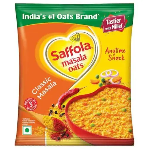 Saffola Classic Instant Masala Oats 38 g-(VS)